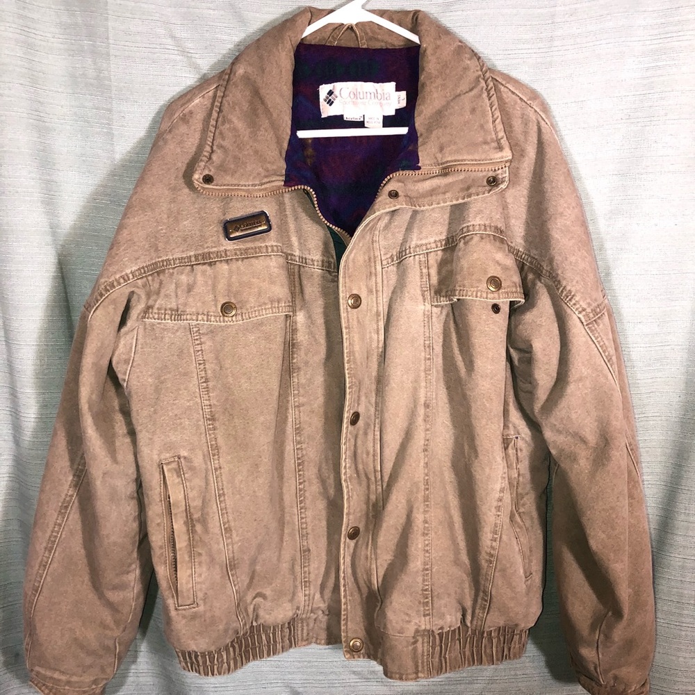 Vintage Columbia men’s Aztec Tribal bomber jacket